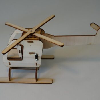 Intra απο ξύλο plywood 3mm-4mm πάχος - Μηχανοκίνητο ελικόπτερο 3 χλστ Δίασταση 30x30 cm Intraeaxys-d1lvk3xo - Image 5