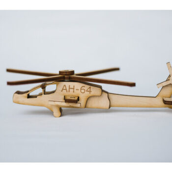 Intra απο ξύλο plywood 3mm-4mm πάχος - Κιτ ελικοπτέρου Δίασταση 30x30 cm Intraeaxys-078ypg5o - Image 1