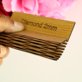 Intra απο ξύλο plywood 3mm-4mm πάχος - Διαμάντι μοτίβο μεντεσέ 2mm Δίασταση 30x30 cm Intraeaxys-pok3q2d7 - Image 5