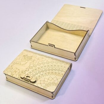 Intra απο ξύλο plywood 3mm-4mm πάχος - Ξύλινο κιβώτιο βιβλίων με πρότυπο κούμπωμα Δίασταση 30x30 cm Intraeaxys-m1d6vzy7 - Image 1