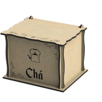 Intra απο ξύλο plywood 3mm-4mm πάχος - Χαραγμένο ξύλινο κουτί τσαγιού με καπάκι Δίασταση 30x30 cm Intraeaxys-e1gkl8vo - Image 1