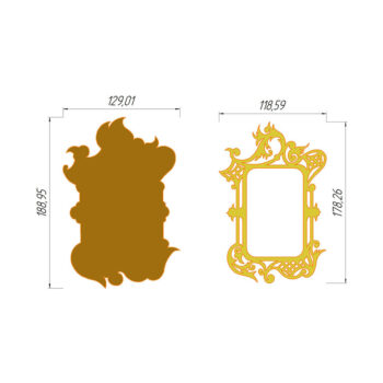 Intra απο ξύλο plywood 3mm-4mm πάχος - Απλή διακόσμηση σπιτιού με πλαίσιο τοίχου Δίασταση 30x30 cm Intraeaxys-pok393k7 - Image 3