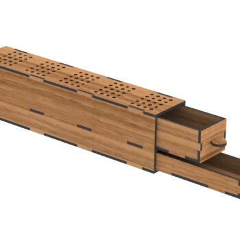 Intra απο ξύλο plywood 3mm-4mm πάχος - Θήκη θυμιατηρίου με συρτάρι Θυμιατό κουτί Δίασταση 30x30 cm Intraeaxys-ro6yw5q7 - Image 1