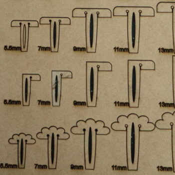 Intra απο ξύλο plywood 3mm-4mm πάχος - Καρφίτσες δίσκου για ψίχουλα για Glowforge Δίασταση 30x30 cm Intraeaxys-pok3q6d7 - Image 4