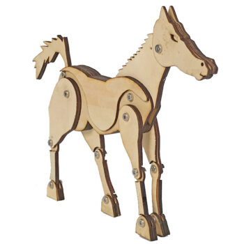 Intra απο ξύλο plywood 3mm-4mm πάχος - Αλογο Δίασταση 30x30 cm Intraeaxys-eo0q9e31 - Image 3