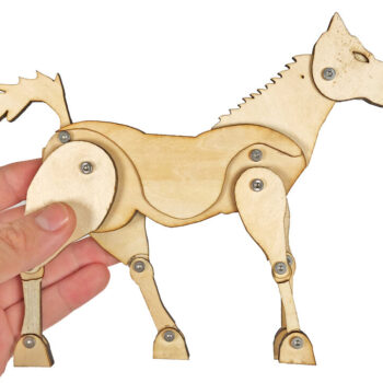 Intra απο ξύλο plywood 3mm-4mm πάχος - Αλογο Δίασταση 30x30 cm Intraeaxys-eo0q9e31 - Image 4