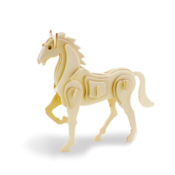 Intra απο ξύλο plywood 3mm-4mm πάχος - Αρχείο 3D ξύλινο παζλ Horse DWG Δίασταση 30x30 cm Intraeaxys-eoxl0njo - Image 1