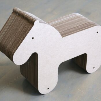 Intra απο ξύλο plywood 3mm-4mm πάχος - Χάρτινο παιχνίδι άλογο Δίασταση 30x30 cm Intraeaxys-078ywrno - Image 3