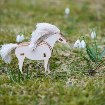 Intra απο ξύλο plywood 3mm-4mm πάχος - Κόντρα πλακέ αλόγου 3,8 χλστ Δίασταση 30x30 cm Intraeaxys-075ymg3o - Image 1