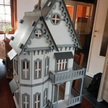 Intra απο ξύλο plywood 3mm-4mm πάχος - Γοτθικό Σπίτι Δίασταση 40x50 cm Intraeaxys-eo2y0w61 - Image 1