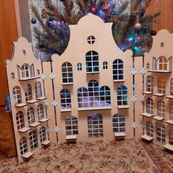 Intra απο ξύλο plywood 3mm-4mm πάχος - Διακόσμηση με κεριά για παραβάν γάμου Δίασταση 30x30 cm Intraeaxys-51rr5jm1 - Image 3