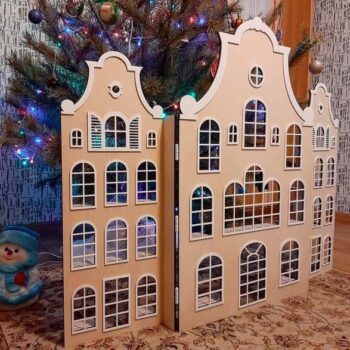 Intra απο ξύλο plywood 3mm-4mm πάχος - Διακόσμηση με κεριά για παραβάν γάμου Δίασταση 30x30 cm Intraeaxys-51rr5jm1 - Image 4