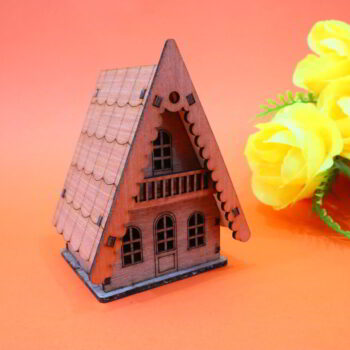 Intra απο ξύλο plywood 3mm-4mm πάχος - Μινιατούρα Ξύλινο Σπίτι 3mm Δίασταση 40x50 cm Intraeaxys-voq2n0eo - Image 5