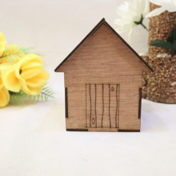 Intra απο ξύλο plywood 3mm-4mm πάχος - Μικρό Ξύλινο Σπίτι 3mm Δίασταση 40x50 cm Intraeaxys-zo9y55r7 - Image 5