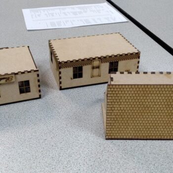 Intra απο ξύλο plywood 3mm-4mm πάχος - Τρισδιάστατο παζλ Κτίριο με υφή Δίασταση 30x30 cm Intraeaxys-ro6yed67 - Image 4