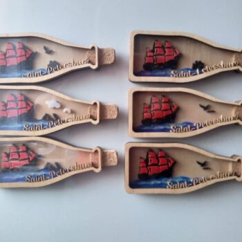 Intra απο ξύλο plywood 3mm-4mm πάχος - Scarlet Sails Decor Δίασταση 30x30 cm Intraeaxys-pok3yld7 - Image 1