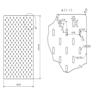 Intra απο ξύλο plywood 3mm-4mm πάχος - ΙΚΕΑ ΣΚΑΔΗΣ Pegboard 36×56 Δίασταση 30x30 cm Intraeaxys-e1g53jvo - Image 3