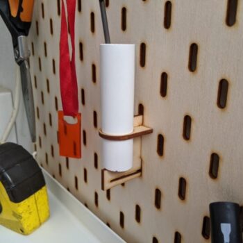 Intra απο ξύλο plywood 3mm-4mm πάχος - IKEA SKADIS Συμβατοί γάντζοι με μανταλάκια και κουμπωτά Δίασταση 30x30 cm Intraeaxys-yonem2po - Image 9