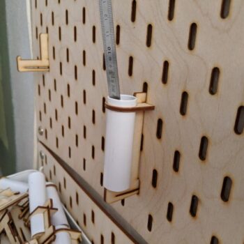 Intra απο ξύλο plywood 3mm-4mm πάχος - IKEA SKADIS Συμβατοί γάντζοι με μανταλάκια και κουμπωτά Δίασταση 30x30 cm Intraeaxys-yonem2po - Image 10