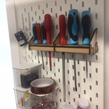 Intra απο ξύλο plywood 3mm-4mm πάχος - Κατσαβιδιοθήκη Ikea Skadis 3mm Δίασταση 30x30 cm Intraeaxys-p7ym6667 - Image 1