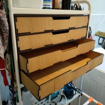 Intra απο ξύλο plywood 3mm-4mm πάχος - Ενσωματωμένη μονάδα συρταριού Ikea Mulig Δίασταση 30x30 cm Intraeaxys-m1d6x4e7 - Image 1