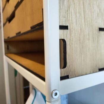 Intra απο ξύλο plywood 3mm-4mm πάχος - Ενσωματωμένη μονάδα συρταριού Ikea Mulig Δίασταση 30x30 cm Intraeaxys-m1d6x4e7 - Image 4