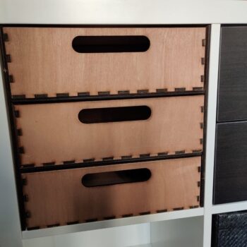 Intra απο ξύλο plywood 3mm-4mm πάχος - Συρτάρι Ikea Kallax 5mm Κόντρα πλακέ 33x33 cm Δίασταση 30x30 cm Intraeaxys-eoxly3vo - Image 3