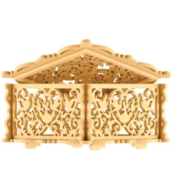 Intra απο ξύλο plywood 3mm-4mm πάχος - Μοναδικό διακοσμητικό κουτί Δίασταση 30x30 cm Intraeaxys-075y2x8o - Image 3