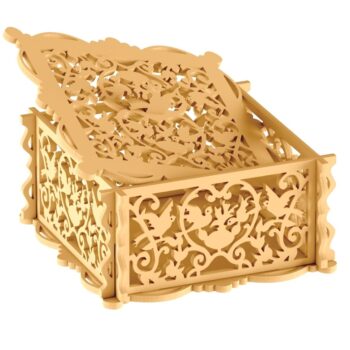 Intra απο ξύλο plywood 3mm-4mm πάχος - Μοναδικό διακοσμητικό κουτί Δίασταση 30x30 cm Intraeaxys-075y2x8o - Image 4