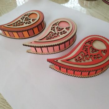 Intra απο ξύλο plywood 3mm-4mm πάχος - Ξύλινο ντεκόρ Teardrop Box Κουτί Yin Yang Δίασταση 30x30 cm Intraeaxys-67wlwk21 - Image 3