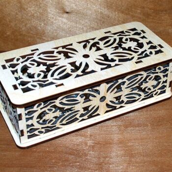 Intra απο ξύλο plywood 3mm-4mm πάχος - Ξύλινο κουτί με σχέδιο με καπάκι Δίασταση 30x30 cm Intraeaxys-6o3yzp37 - Image 1