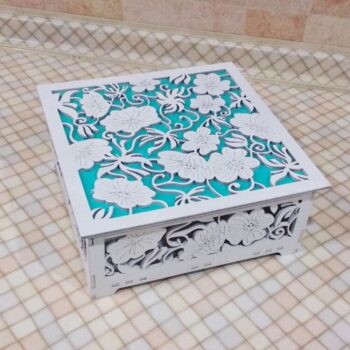 Intra απο ξύλο plywood 3mm-4mm πάχος - Διακοσμητικό Ξύλινο Κουτί κοσμημάτων Δίασταση 30x30 cm Intraeaxys-p7ym5gz7 - Image 1