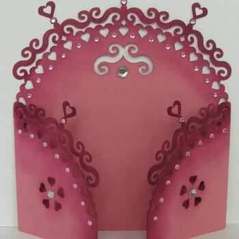 Intra απο ξύλο plywood 3mm-4mm πάχος - Gate Fold Card 12 Δίασταση 30x30 cm Intraeaxys-075r801z - Image 1