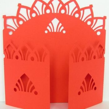 Intra απο ξύλο plywood 3mm-4mm πάχος - Gate Fold Card 11 Δίασταση 30x30 cm Intraeaxys-yonym21r - Image 1