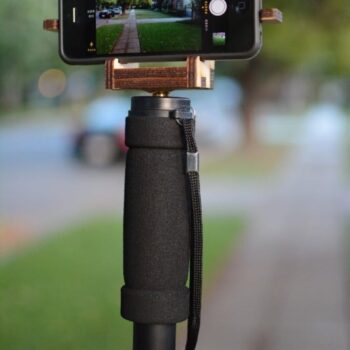 Intra απο ξύλο plywood 3mm-4mm πάχος - Βάση για τρίποδο iPhone με γρήγορη απελευθέρωση Δίασταση 30x30 cm Intraeaxys-ro6dy867 - Image 3