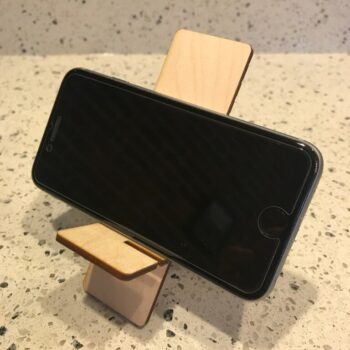 Intra απο ξύλο plywood 3mm-4mm πάχος - Ρυθμιζόμενη θήκη τηλεφώνου 3mm Δίασταση 30x30 cm Intraeaxys-voq2n2qo - Image 1