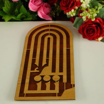 Intra απο ξύλο plywood 3mm-4mm πάχος - Ισλαμική διακόσμηση τοίχου με κορνίζα Mashallah Δίασταση 30x30 cm Intraeaxys-d1lvlpxo - Image 5