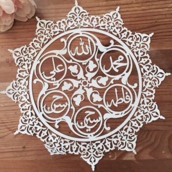 Intra απο ξύλο plywood 3mm-4mm πάχος - Μουσουλμανική ισλαμική διακόσμηση τέχνης Δίασταση 30x30 cm Intraeaxys-eo20gqm7 - Image 1