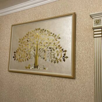 Intra απο ξύλο plywood 3mm-4mm πάχος - 99 Ονόματα του Αλλάχ Tree Craft Δίασταση 30x30 cm Intraeaxys-6o3ymyj7 - Image 1