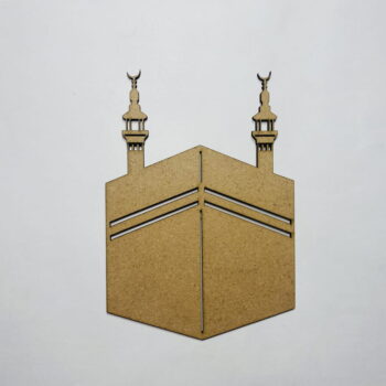 Intra απο ξύλο plywood 3mm-4mm πάχος - Κάαμπα Μέκκα Δίασταση 30x30 cm Intraeaxys-yon08py7 - Image 1