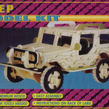 Intra απο ξύλο plywood 3mm-4mm πάχος - Σετ μοντέλου Jeep Δίασταση 30x30 cm Intraeaxys-zo9ydlx7 - Image 1