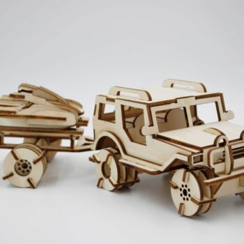 Intra απο ξύλο plywood 3mm-4mm πάχος - Jeep 3D Puzzle Δίασταση 30x30 cm Intraeaxys-e1gk9vvo - Image 1