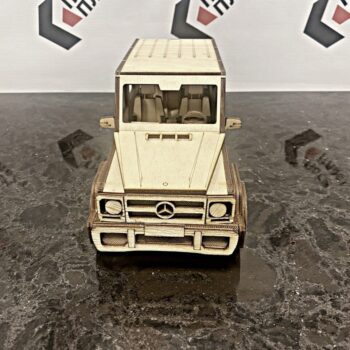 Intra απο ξύλο plywood 3mm-4mm πάχος - Mercedes Benz G-Class 3D Puzzle Δίασταση 30x30 cm Intraeaxys-r7vm2l27 - Image 3