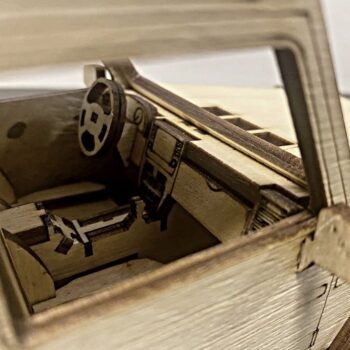 Intra απο ξύλο plywood 3mm-4mm πάχος - Mercedes Benz G-Class 3D Puzzle Δίασταση 30x30 cm Intraeaxys-r7vm2l27 - Image 4