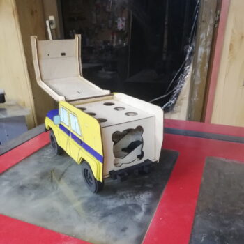 Intra απο ξύλο plywood 3mm-4mm πάχος - Θήκη για μπουκάλια κρασιού Jeep Δίασταση 30x30 cm Intraeaxys-67wlgz31 - Image 4