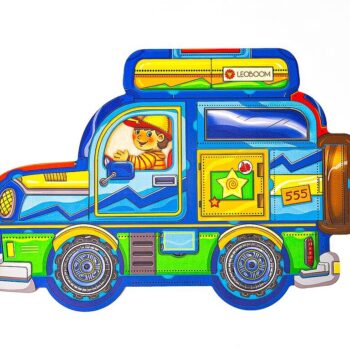 Intra απο ξύλο plywood 3mm-4mm πάχος - Jeep Kids Learning Puzzle Δίασταση 30x30 cm Intraeaxys-078yxk4o - Image 6