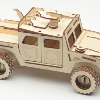 Intra απο ξύλο plywood 3mm-4mm πάχος - Ξύλινο Humvee Hummer Δίασταση 30x30 cm Intraeaxys-078yrk4o - Image 1