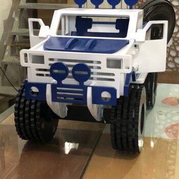 Intra απο ξύλο plywood 3mm-4mm πάχος - Παιχνίδι Monster Truck Δίασταση 30x30 cm Intraeaxys-075y95ko - Image 1