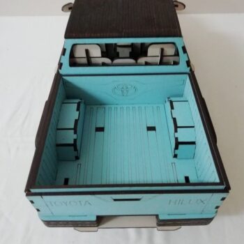 Intra απο ξύλο plywood 3mm-4mm πάχος - Μοντέλο Toyota Hilux 3D Δίασταση 30x30 cm Intraeaxys-joed0m81 - Image 5