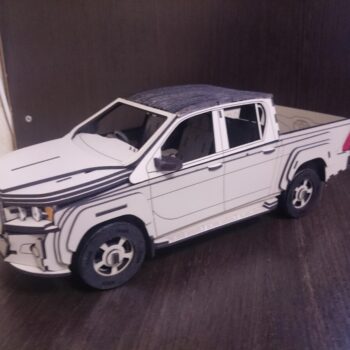 Intra απο ξύλο plywood 3mm-4mm πάχος - Toyota Hilux 3D Cutting Hdf 2 5mm Δίασταση 30x30 cm Intraeaxys-6o3y96j7 - Image 1